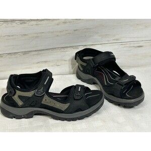 Ecco Yucatan Sandals 39 Women's 8.5 Hiking Black Outdoor Water Comfort Receptor